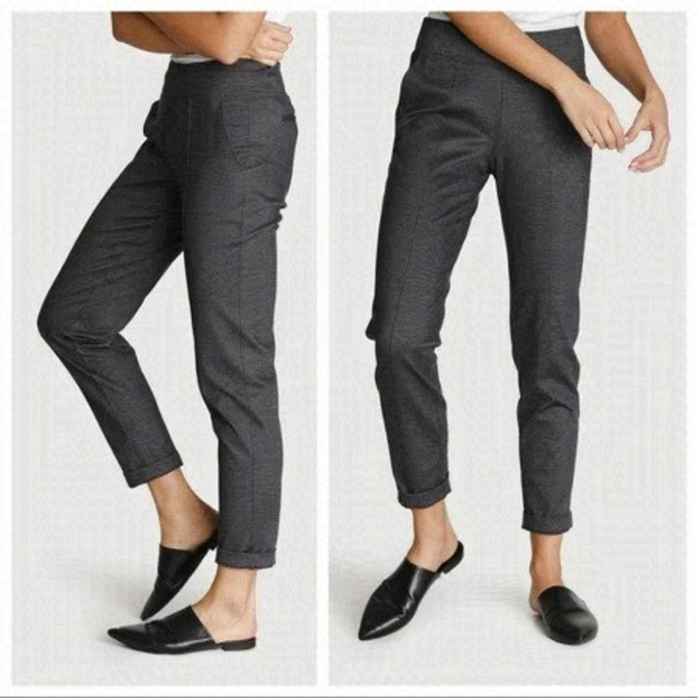 KIT AND ACE 2 On Repeat Pintuck Trouser Heathered Cashmere Ponte